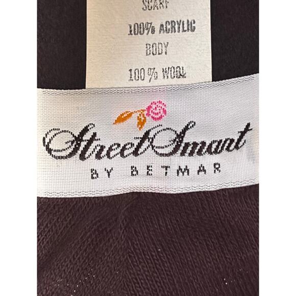 Street Smart by Betmar Wide Brim‎ Black Hat w/ Wrap 100% Wool made in the USA main image 11